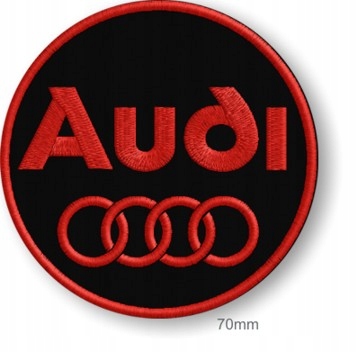 

Naszywka termo Naszywki Audi haft 70x70mm Tuning