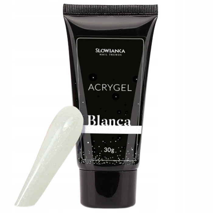 Slowianka Akrylový stavební gel na nehty AcryGel 30 g Blanca Mléčná bílá