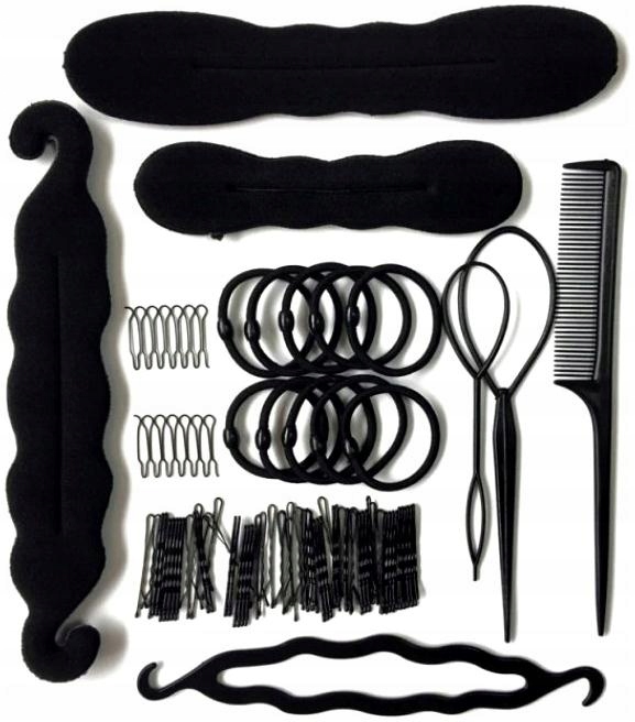 ZESTAW do Włosów Wypełniacz Koka Grzebień Upięć