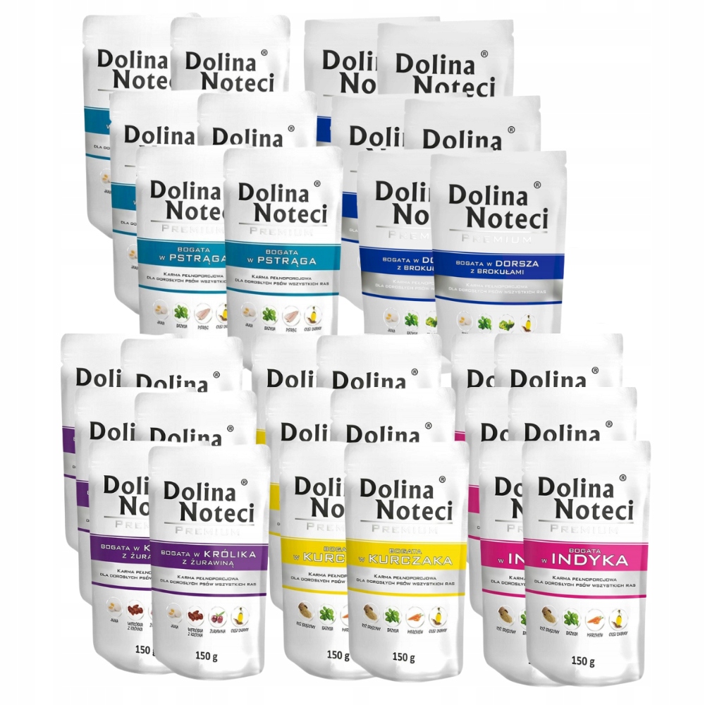 Dolina Noteci Premium MIX Smaków mokra karma dla psa 30x150g