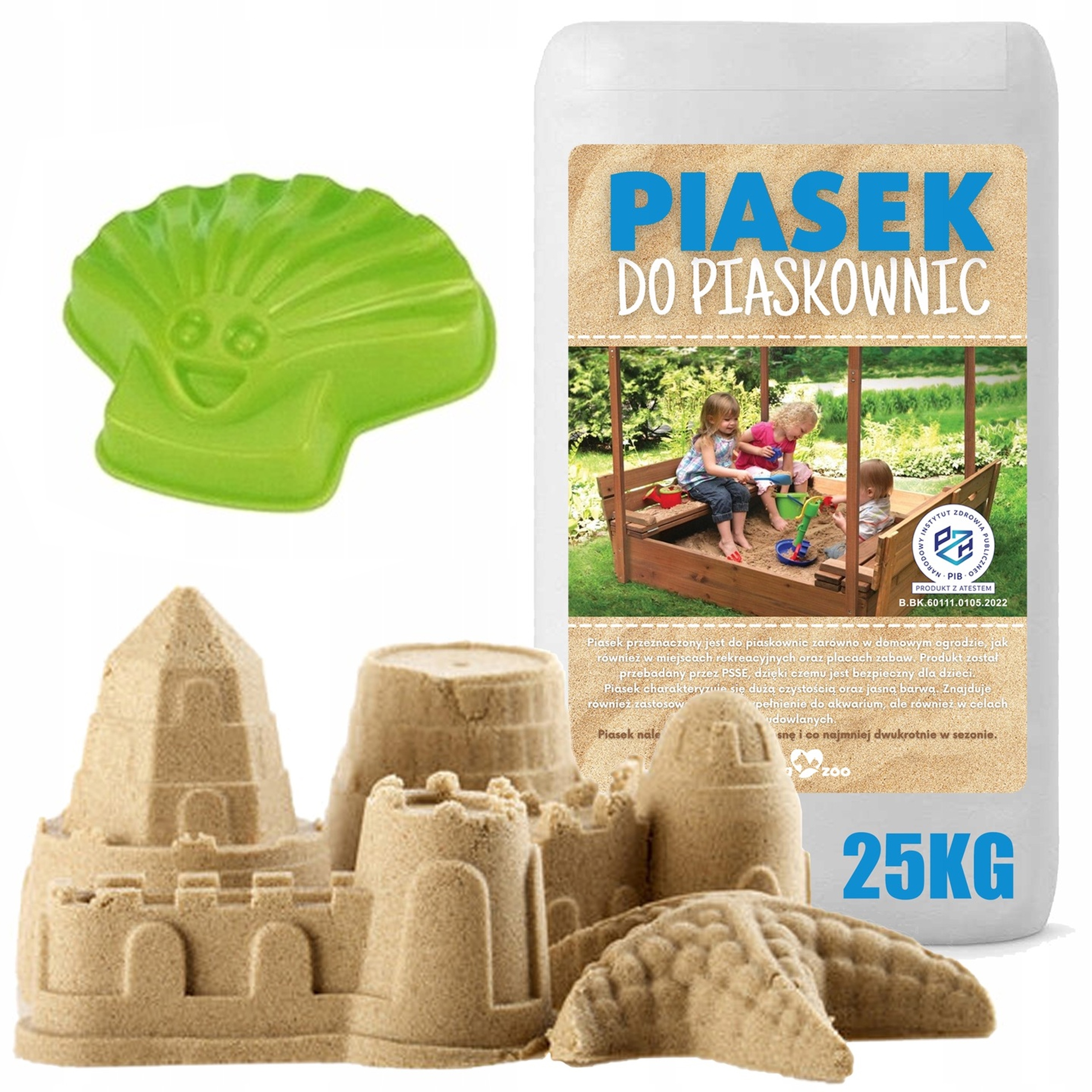 

Piasek Do Piaskownica Dla Dzieci Z Atestem 25KG