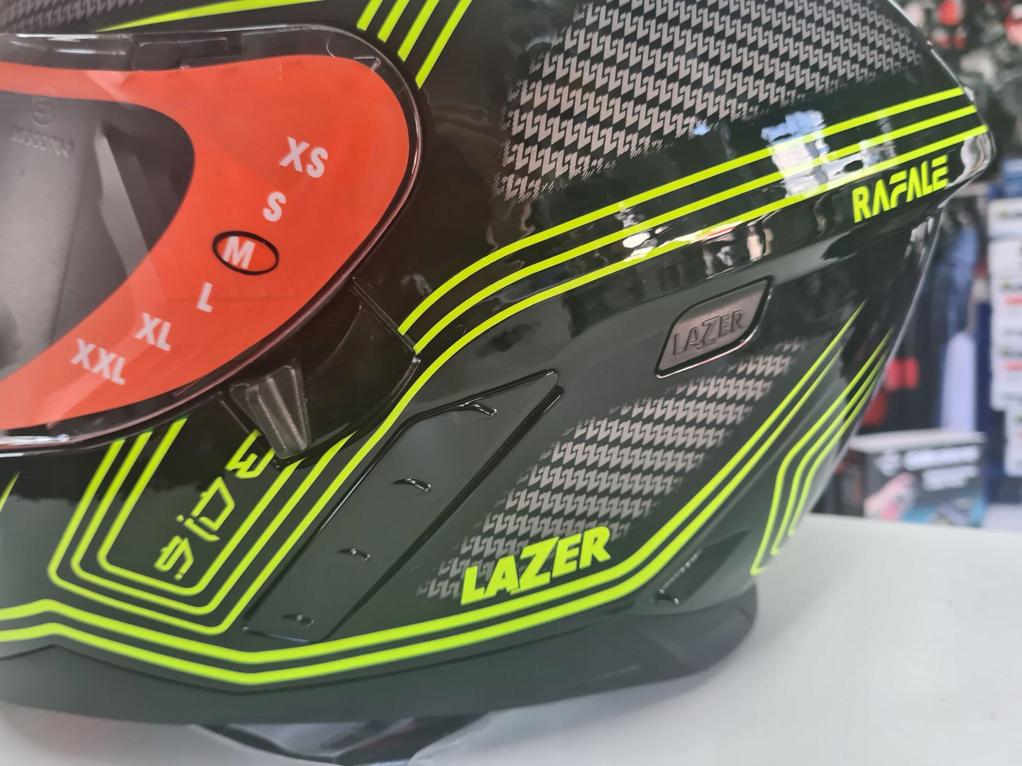 Kask integralny LAZER RAFALE Darkside black/fluo S Obwód głowy 55-56 cm