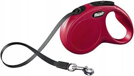 Levně Flexi Nová Classic S 5M Páska Na Vodítko Červená Max 15KG