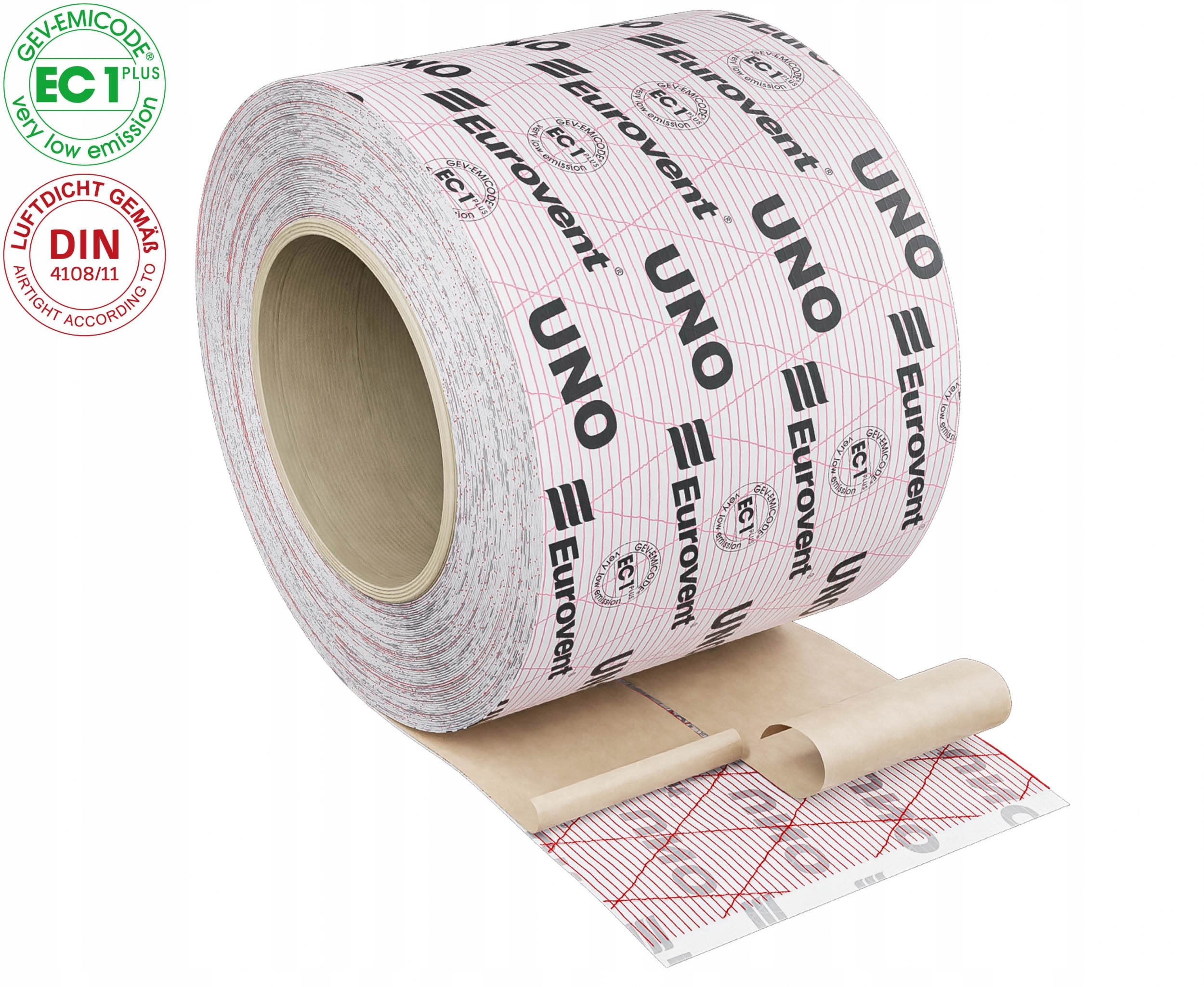 6x Dvojitá páska na spájanie membrán a fólii 100 mm X 25 m Eurovent Uno