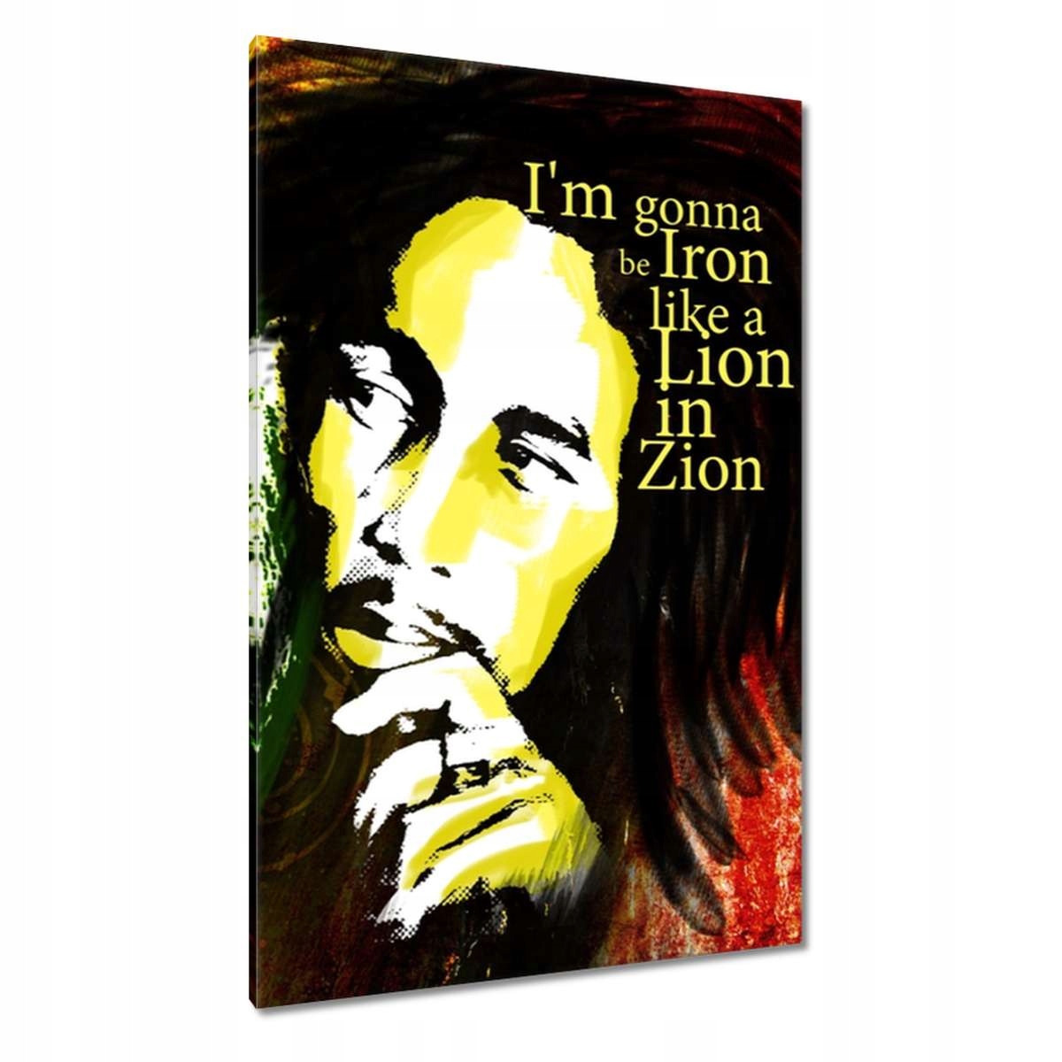 Obrazy 80x120 Bob Marley Lion v Zion