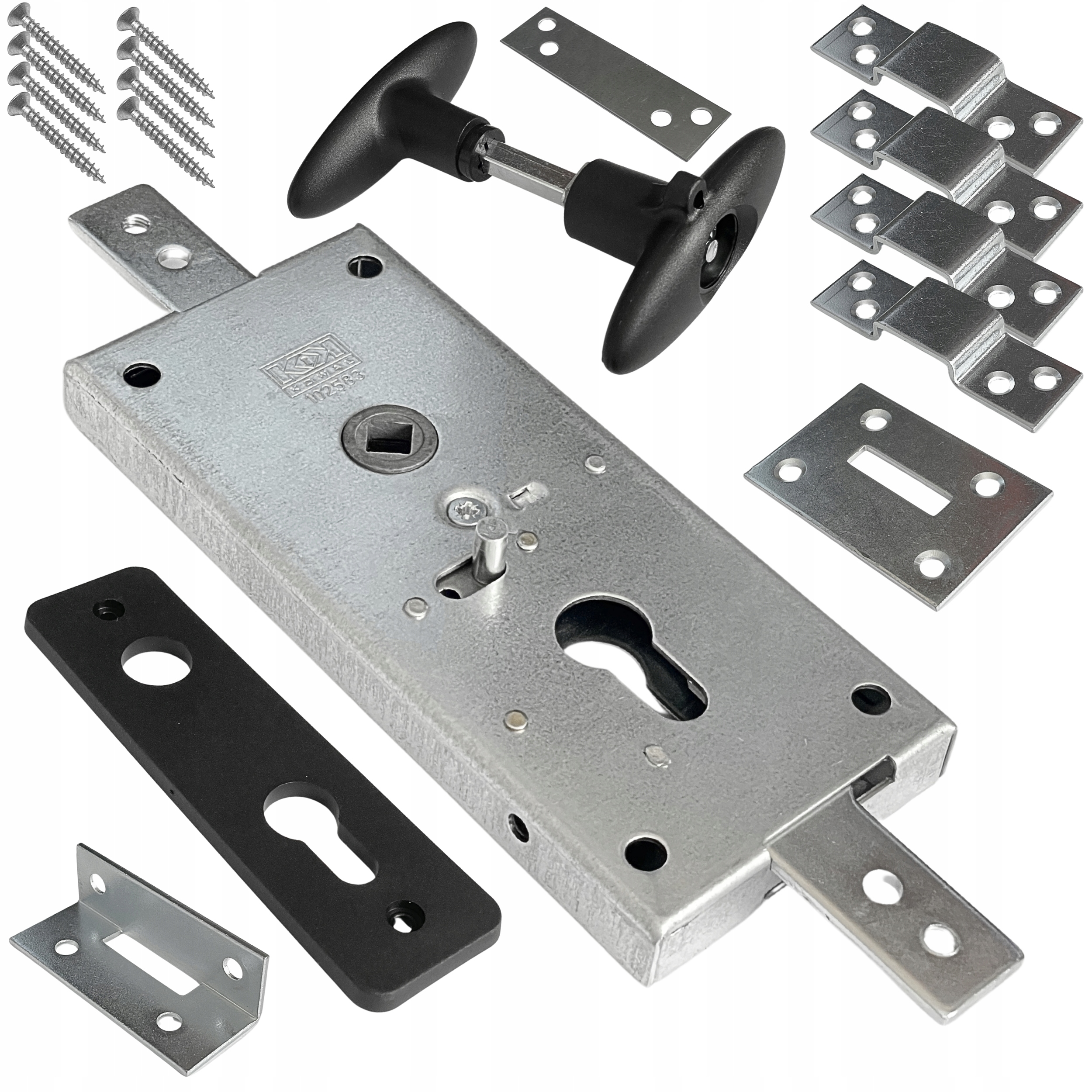 Zámek Kastel 1 vertikální pro brány komplet Kowal