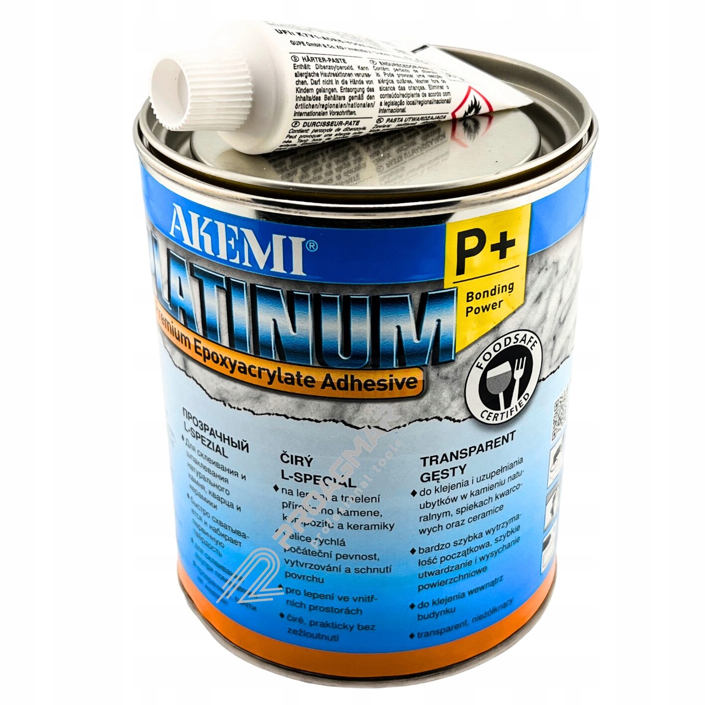 Akemi Platinium Klej Żywica Do Kamienia Gresu Akemi 10725 bezbarwna