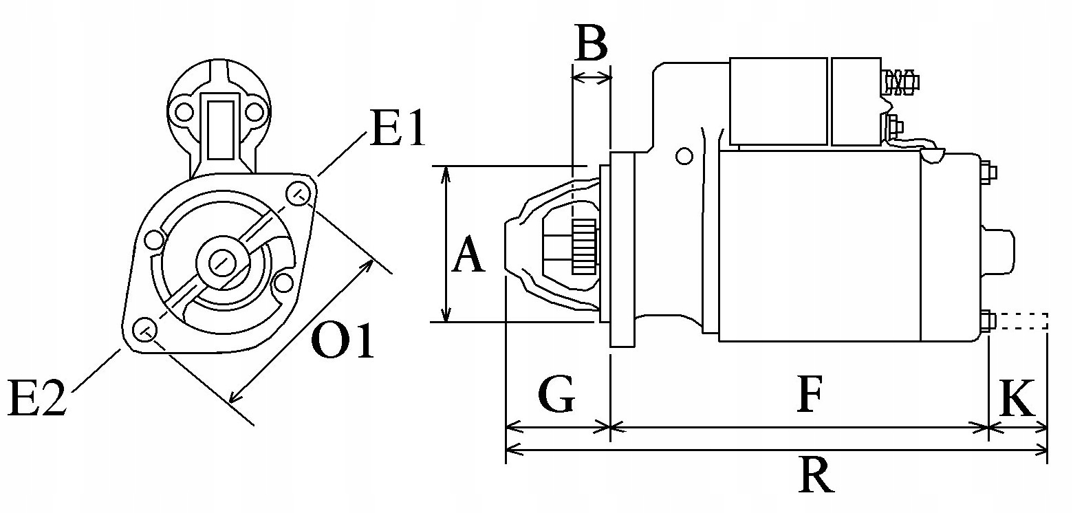 NOWY rozrusznik VW LT 28-35 2.5 TDi LT 40-55 2.5 TDi ELTEK Producent części BV Psh