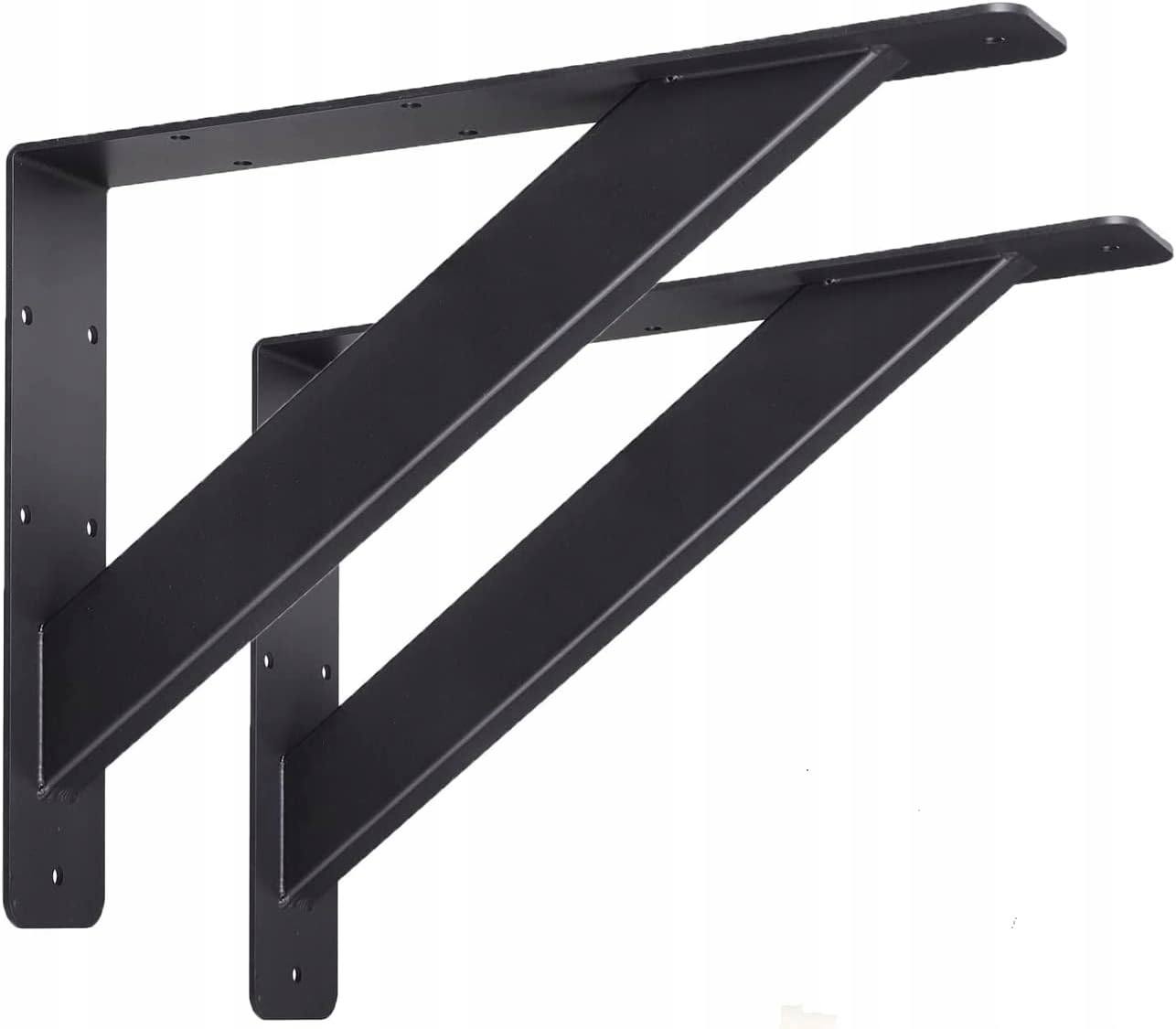 Vanroug Podpěry Pro Polic 304 x 228 mm, černá, nosnost 180 kg