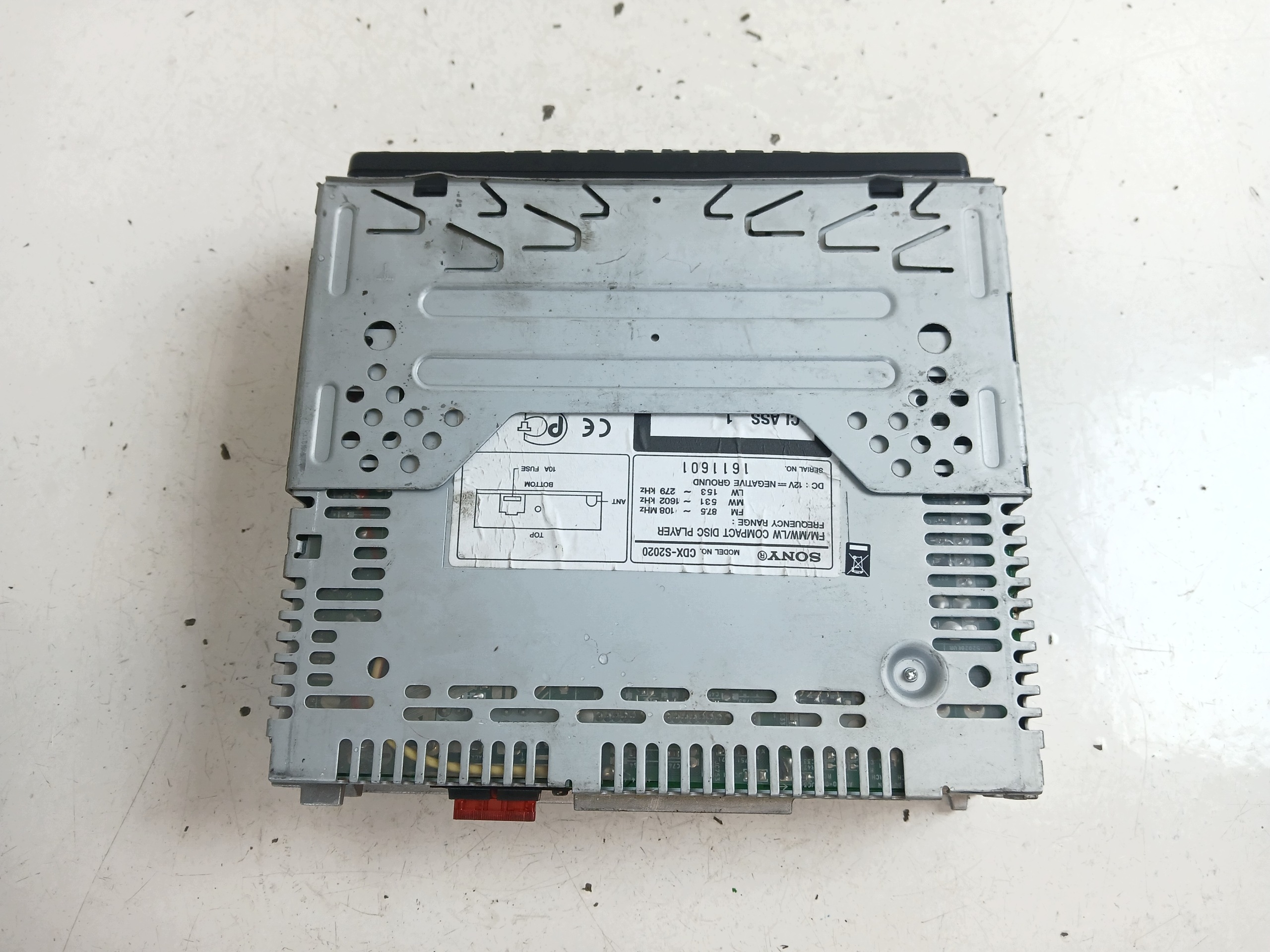 SONY CDX-S2020 radio RADIO CD