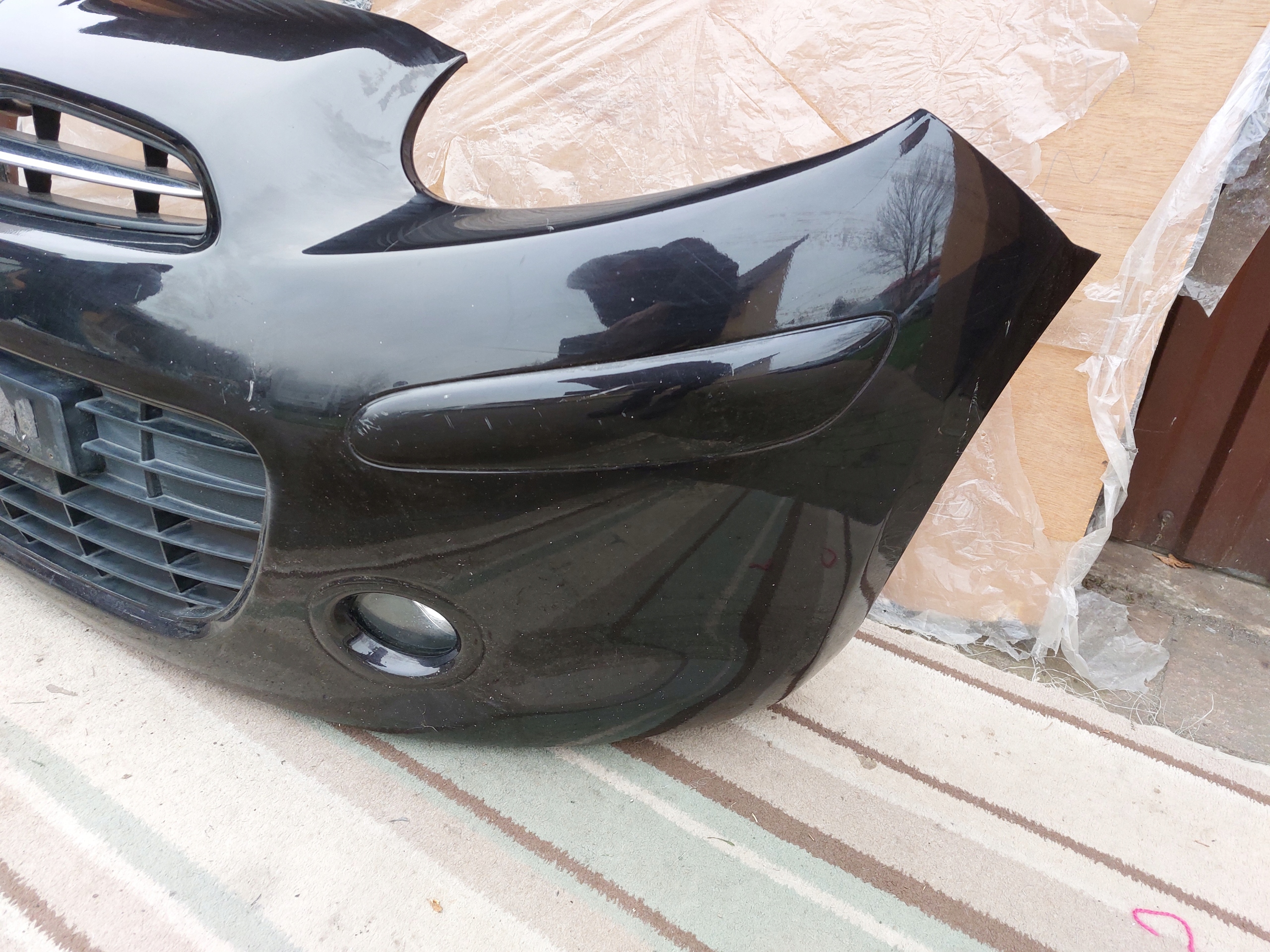 original NISSAN MICRA K13 2010-2013 front bumper front black