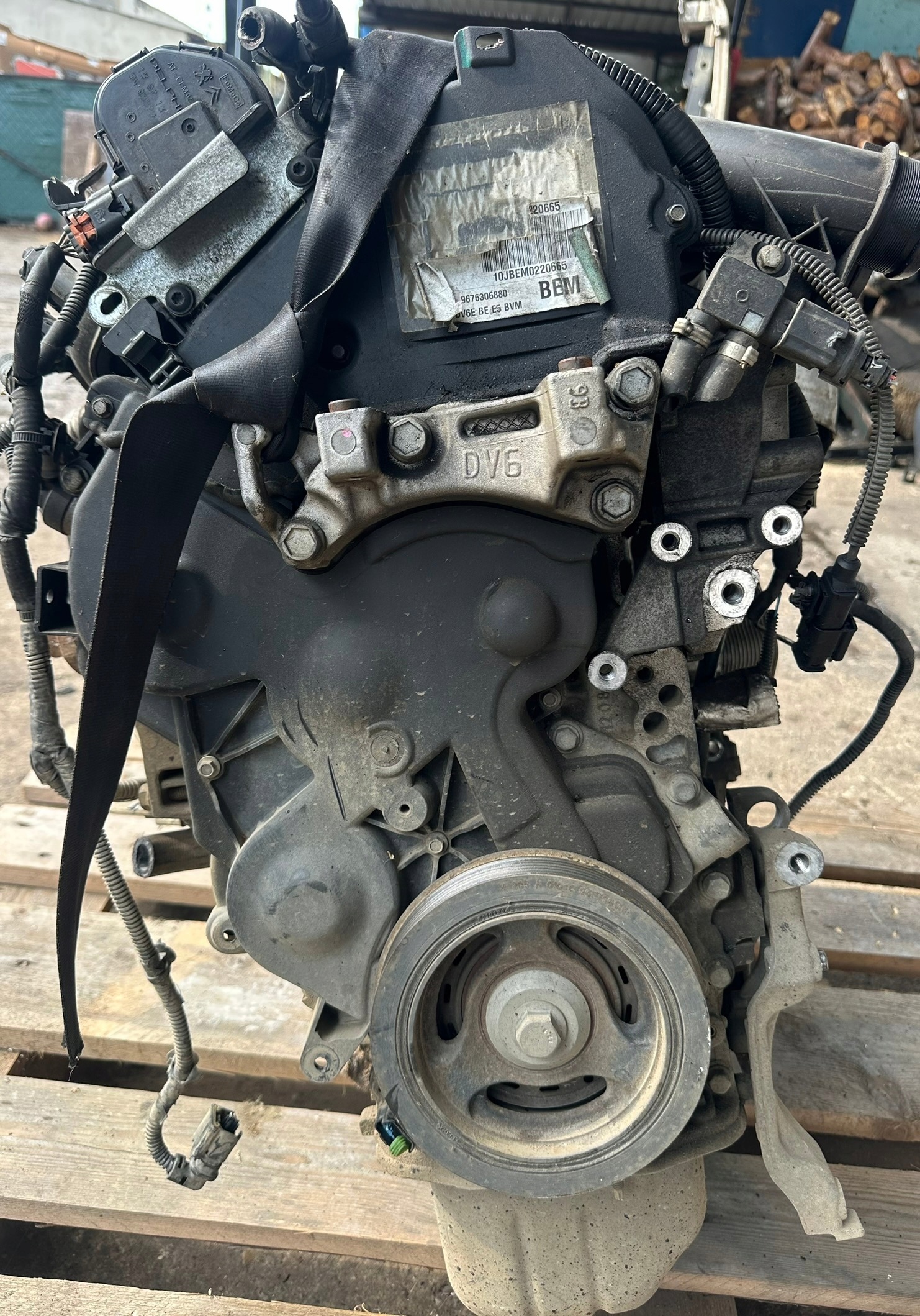 PEUGEOT 308 T9 engine 9H06 complete 176 TYS 1.6 EHDI