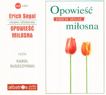 OPOWIEŚĆ MIŁOSNA (TWARDA) - ERICH SEGAL [AUDIOBOOK] [CD-MP3]