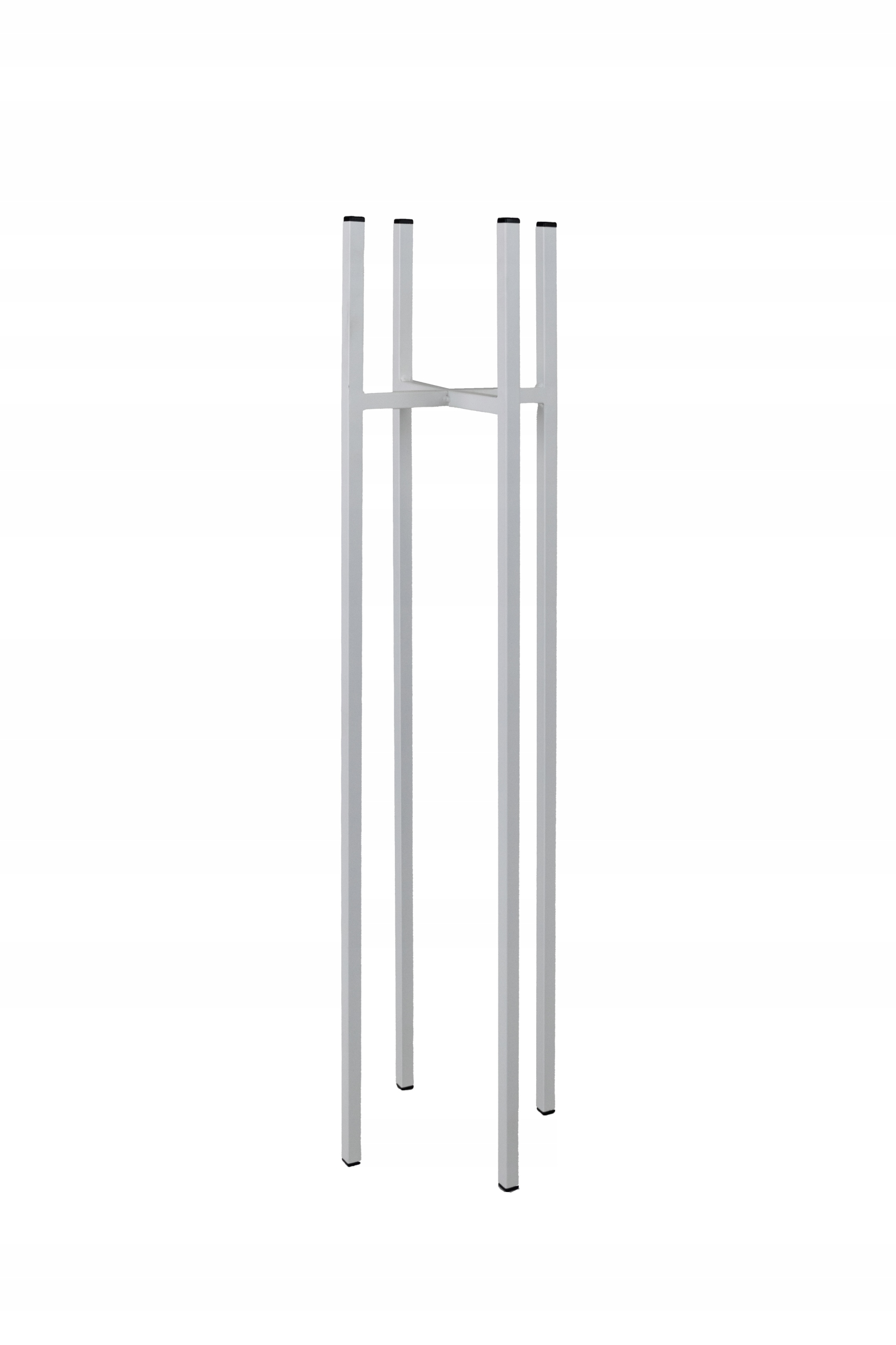 Stojak na donice Tulle Kwietnik Metal Biały Loft L White 28x75