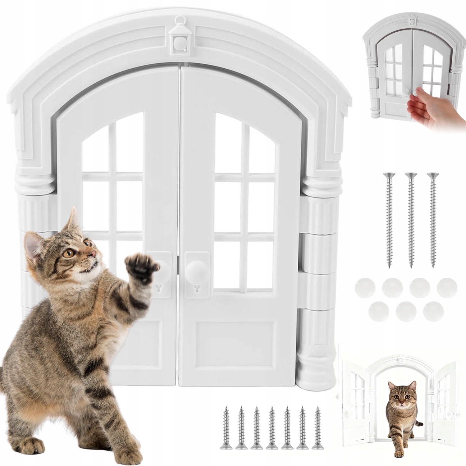 Levně Vnitřní Dveře Pro Kočky Jsou Bezpečné Pro Dlouhodobé Používání