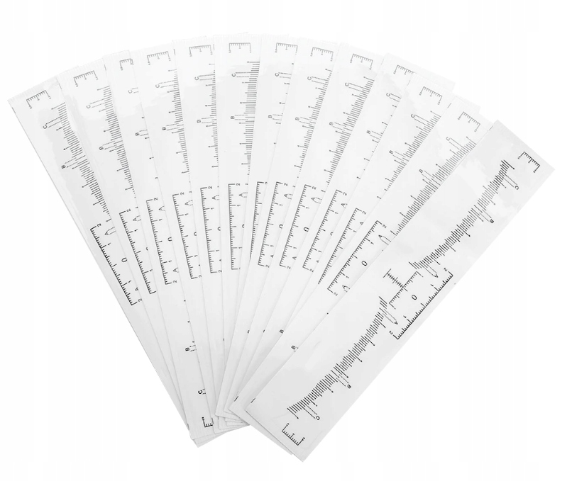 

Linijka Miarka do brwi samoprzylepna 10szt