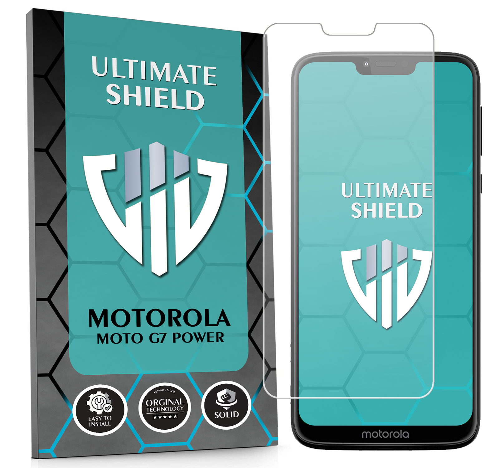 Sklo 3x Displej 7x Fotoaparát Objektiv Rychlé Pro Motorola Moto G7 Power