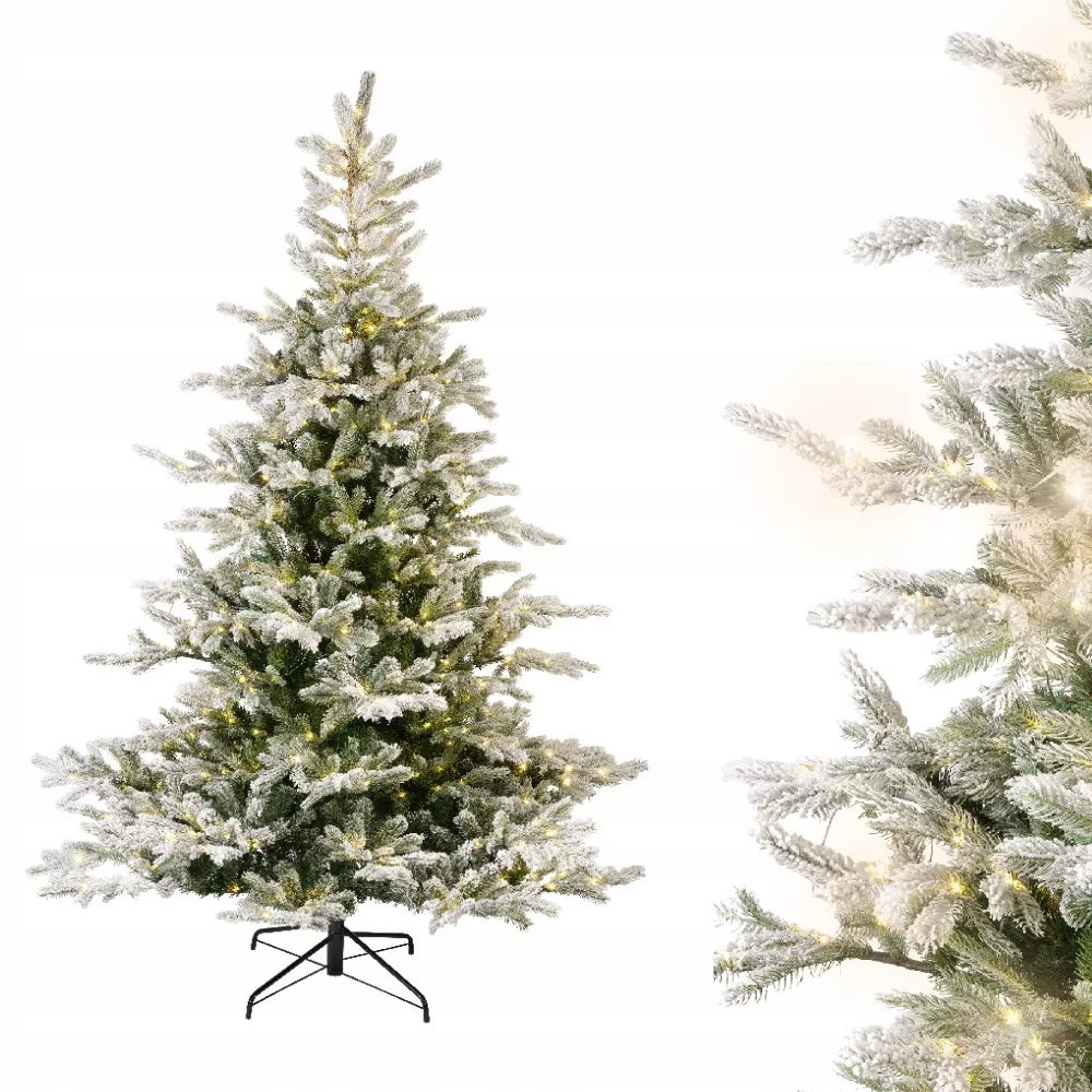 Umělý vánoční stromeček Sněhová Jedle Grandis 550 Led Teplá bílá 210 cm