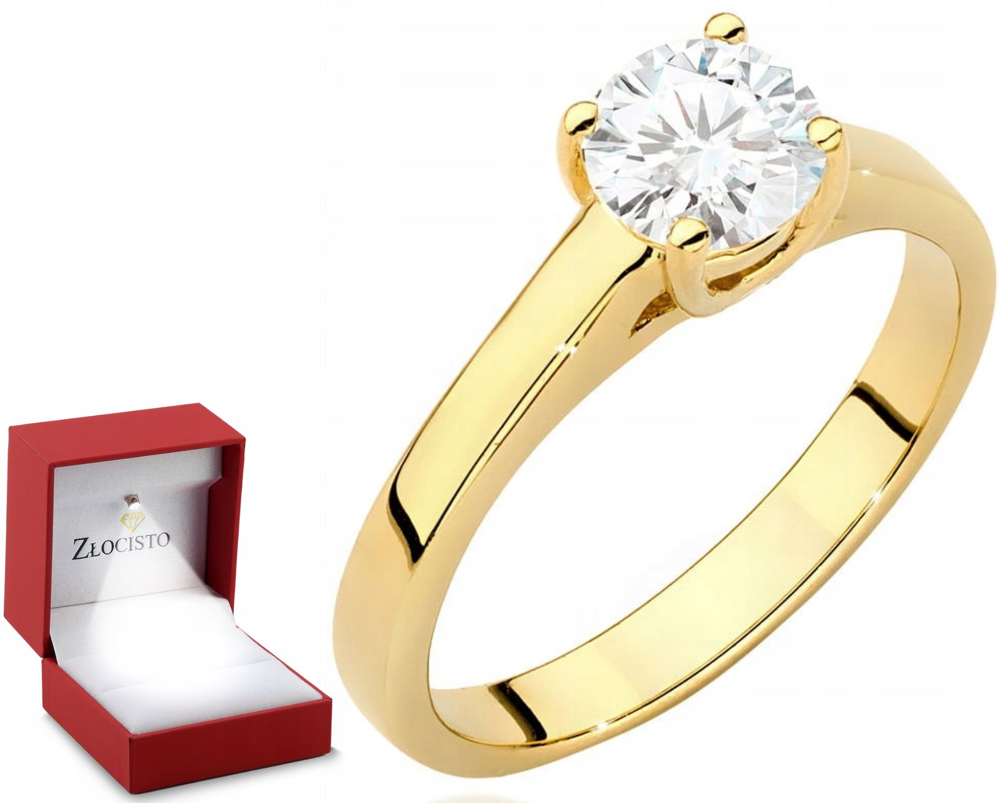 Zlatý Prstýnek S Briliantem 585 Gravírování Bonus