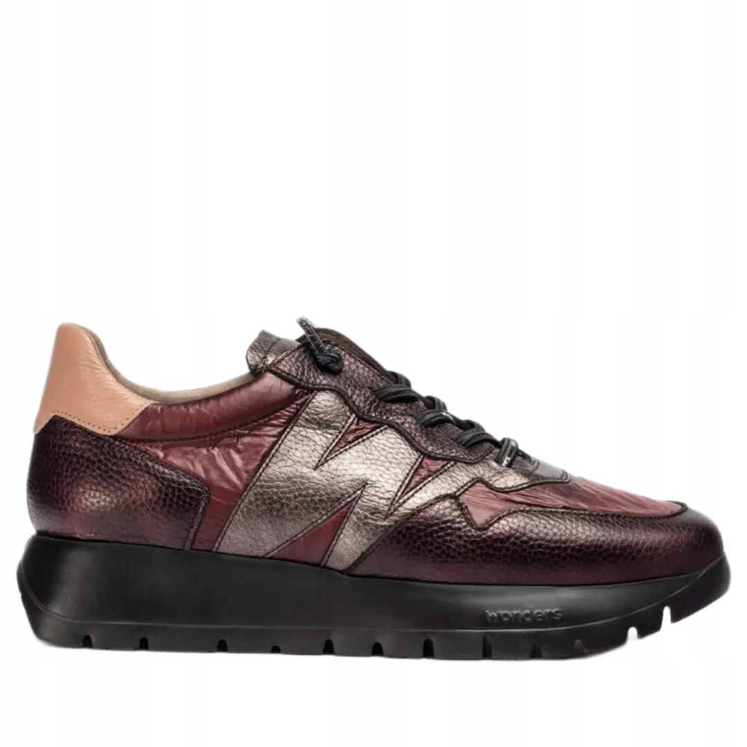 Dámské tenisky Wonders A-2491 cobre/plom 38, Bordo
