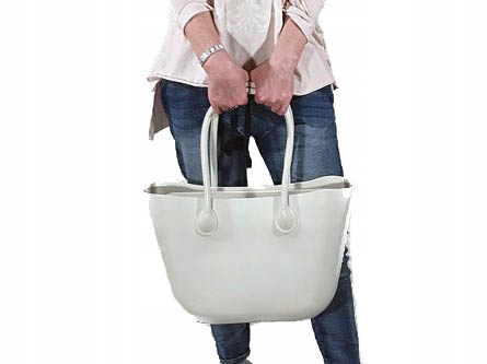 

O Torba Gumowa Hobo Torebka Jelly Shopper Bag Tgg