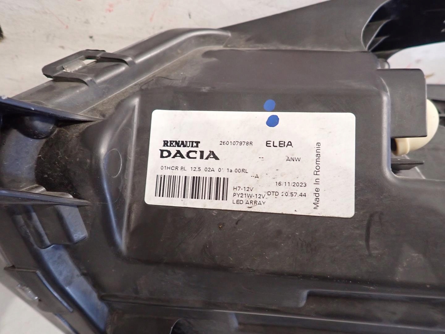 light front front right DACIA SANDERO III JOGGER 20- FULL LED 260107978