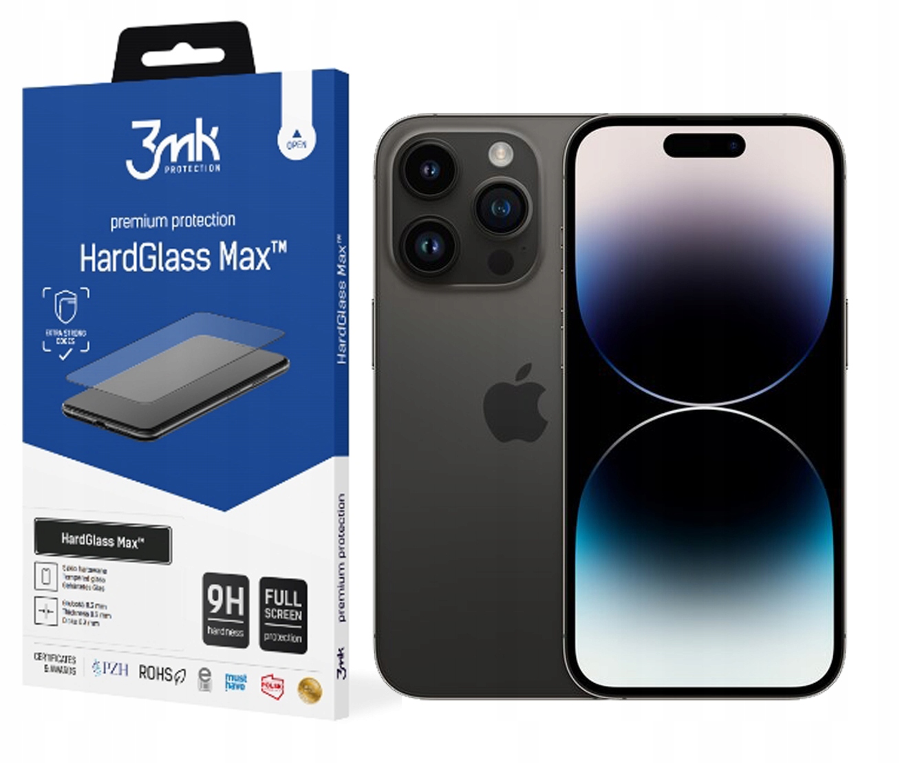 

Szkło Hardglass Max 3MK do iPhone 14 Pro 6,1"