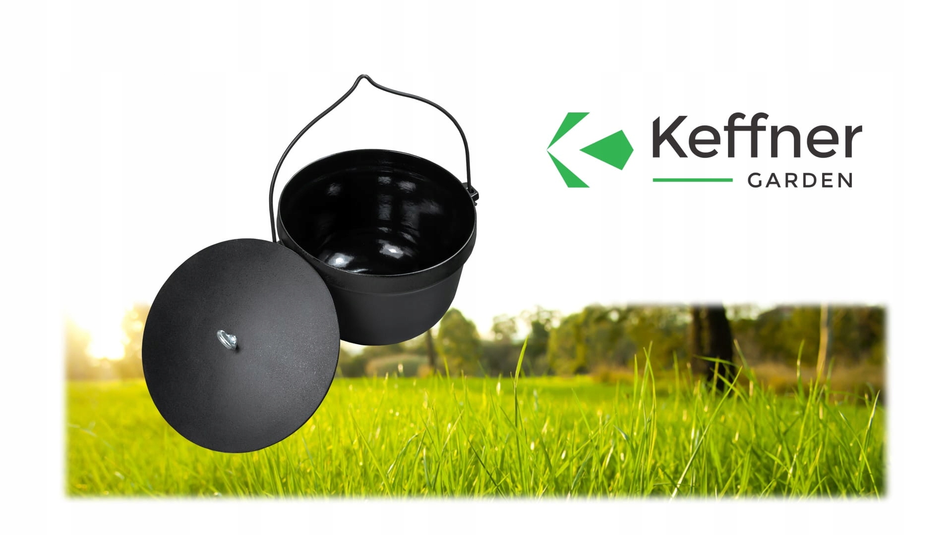 KOCIOŁEK ŻELIWNY WĘGIERSKI MYŚLIWSKI 20L EMALIA Waga produktu z opakowaniem jednostkowym 19 kg