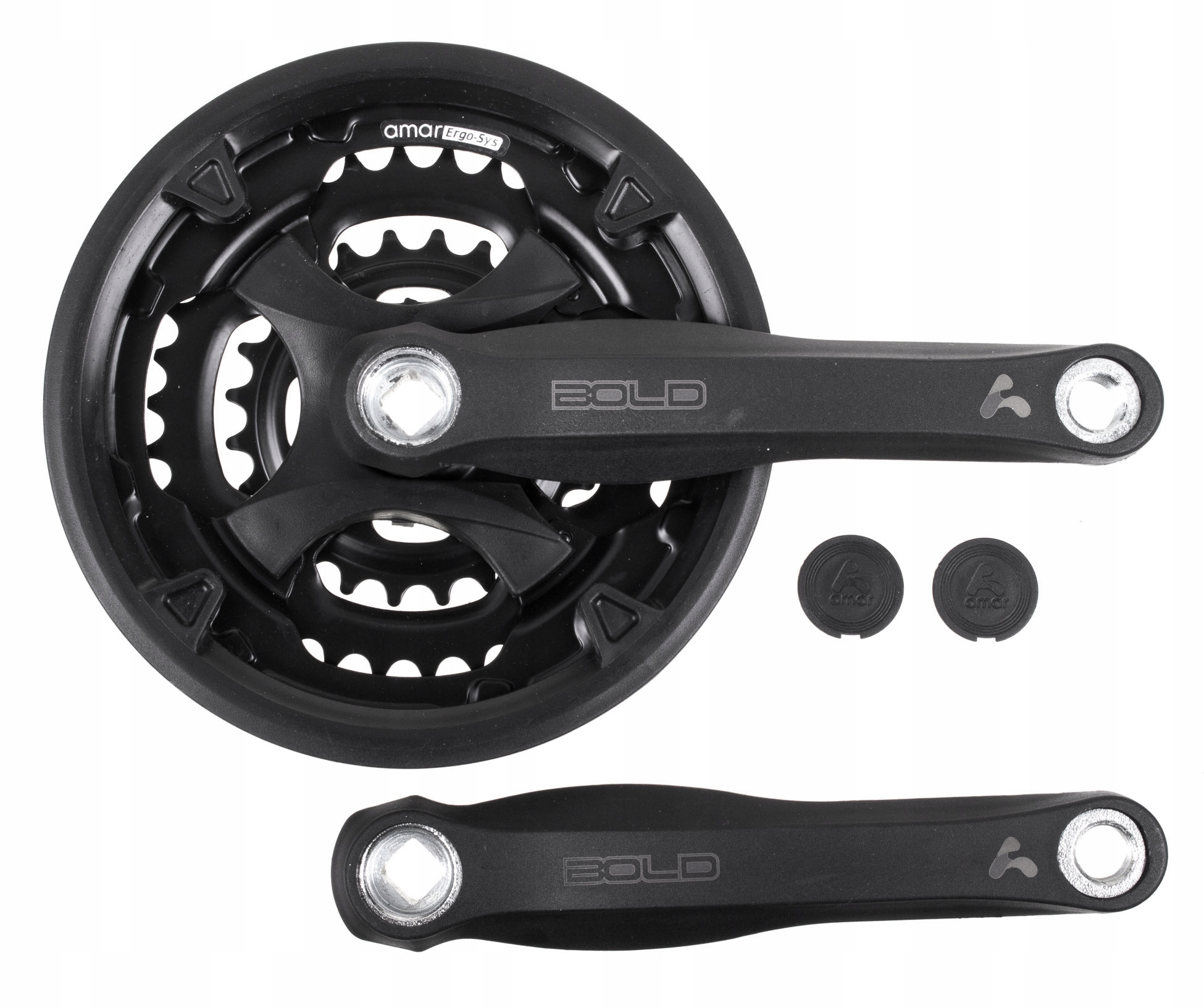 MECHANIZM KORBOWY 3 RZĘDOWY Z OSŁONĄ 24/34/42T 170