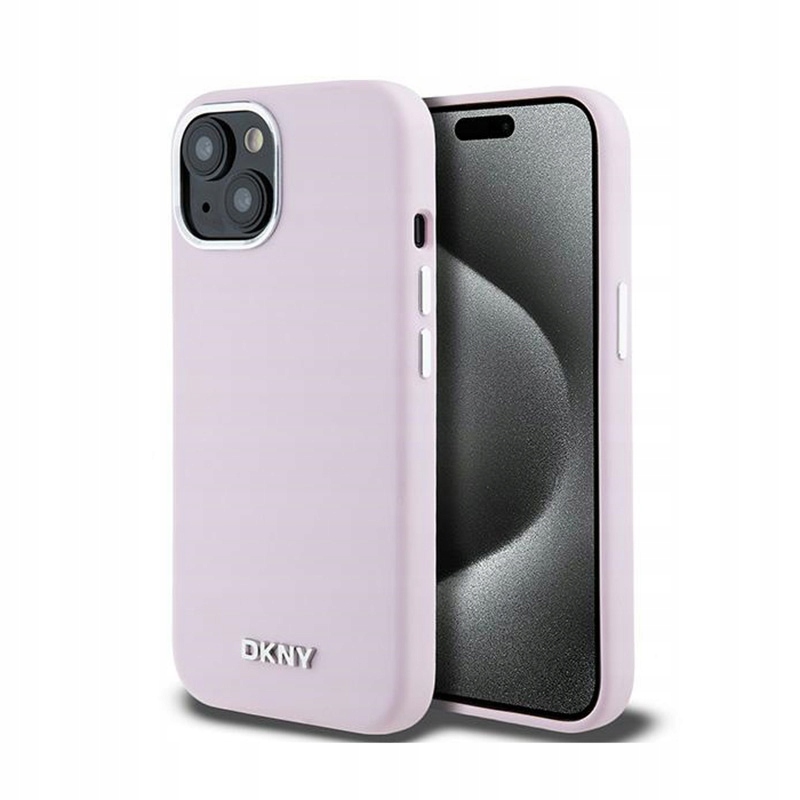 Dkny Liquid Silicone MagSafe – Pouzdro pro iPhone 15 14 13 (růžové)