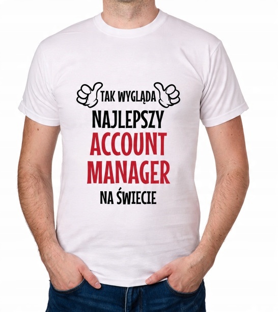 

koszulka Najlepszy Account Manager prezent