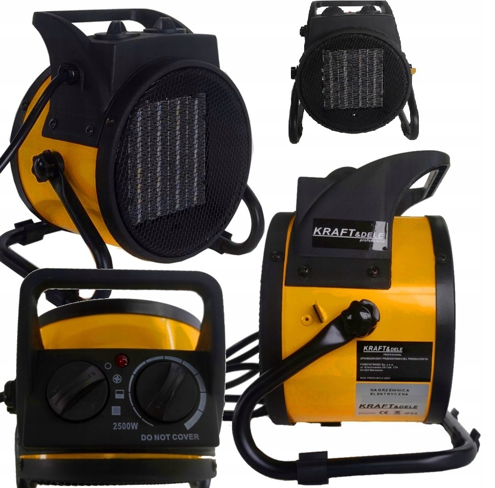 

Nagrzewnica Elektryczna 2,5KW Farelka Grzejnik