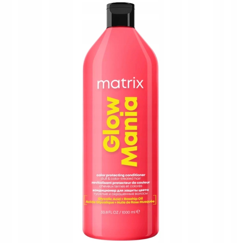 Matrix Glow Mania Kondicionér pro barvené vlasy s laminačním efektem 1000 ml