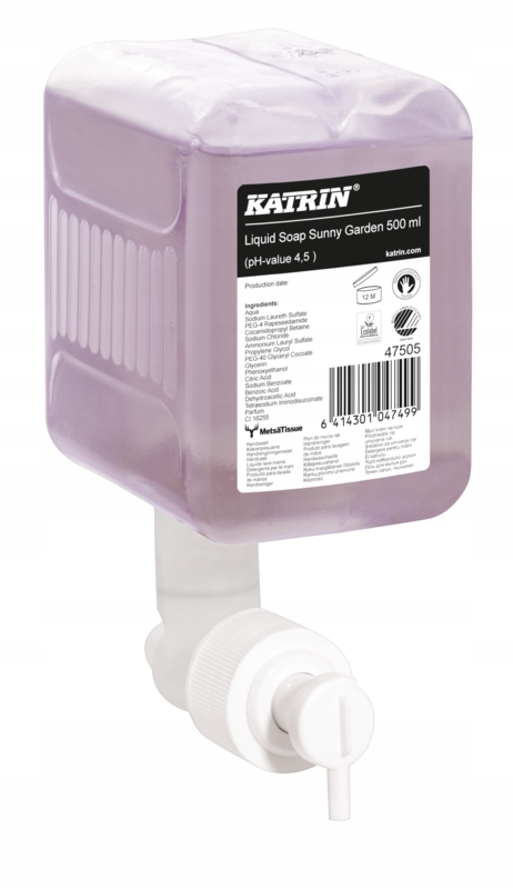 

Mydło w płynie Katrin 500 ml Sunny Garden Wkład
