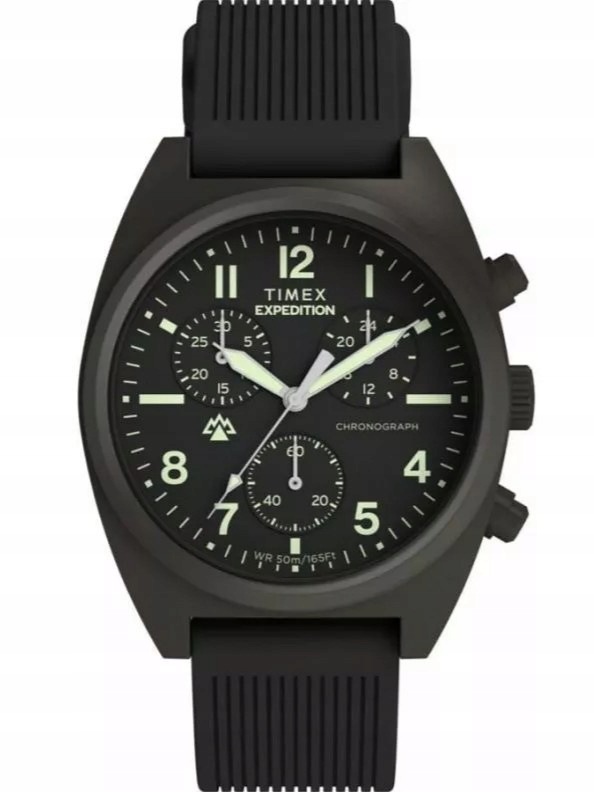 Pánské Hodinky Timex TW2Y61000 Černé Datumovka 50 M Box Na Den Chlapců