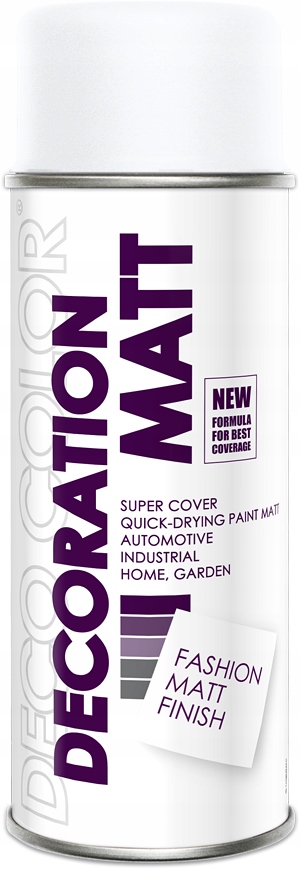 

Spray Lakier W Spreju Deco Matt 400ML Biał Śnieżny