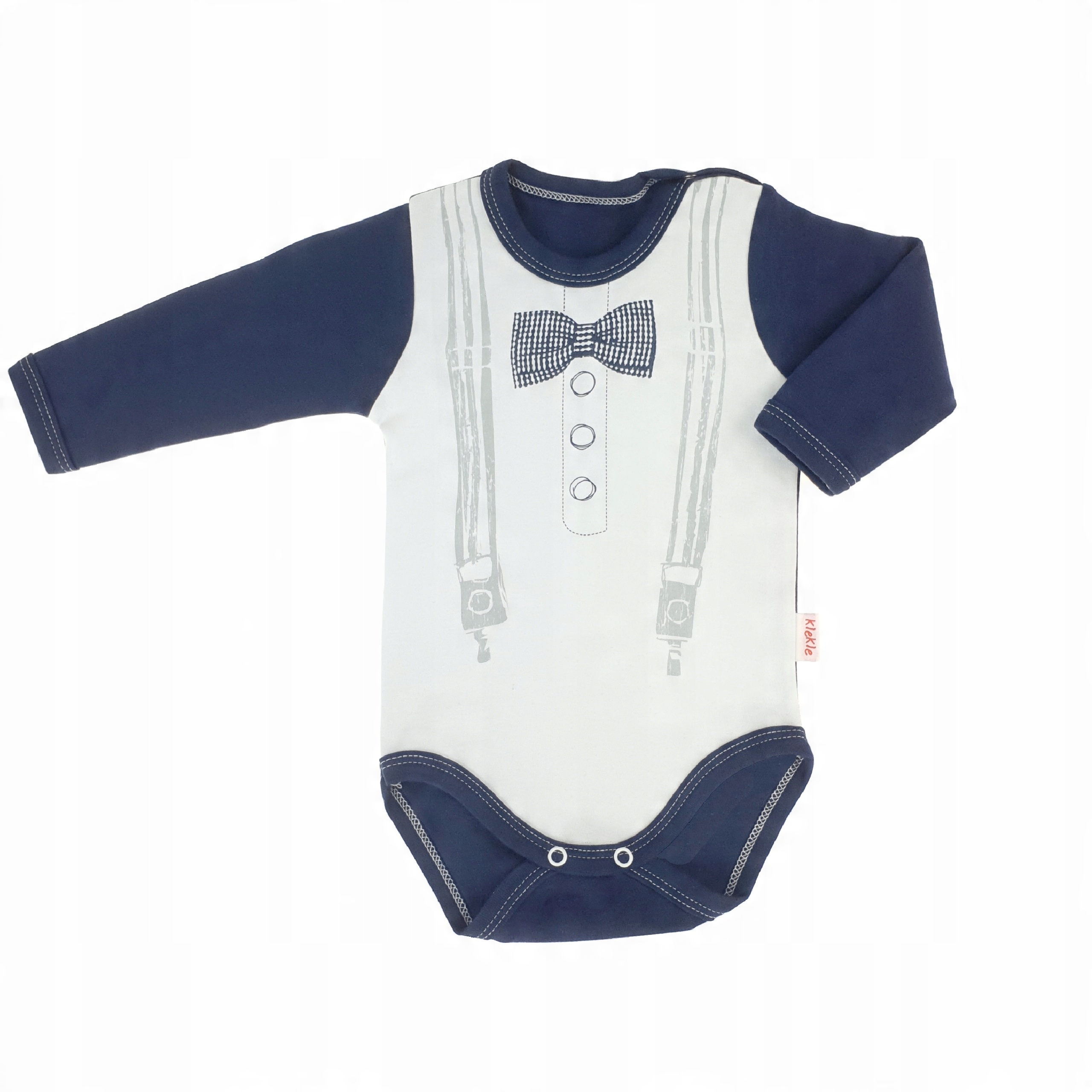 

Urocze body niemowlęce z nadrukiem - muszka r.80