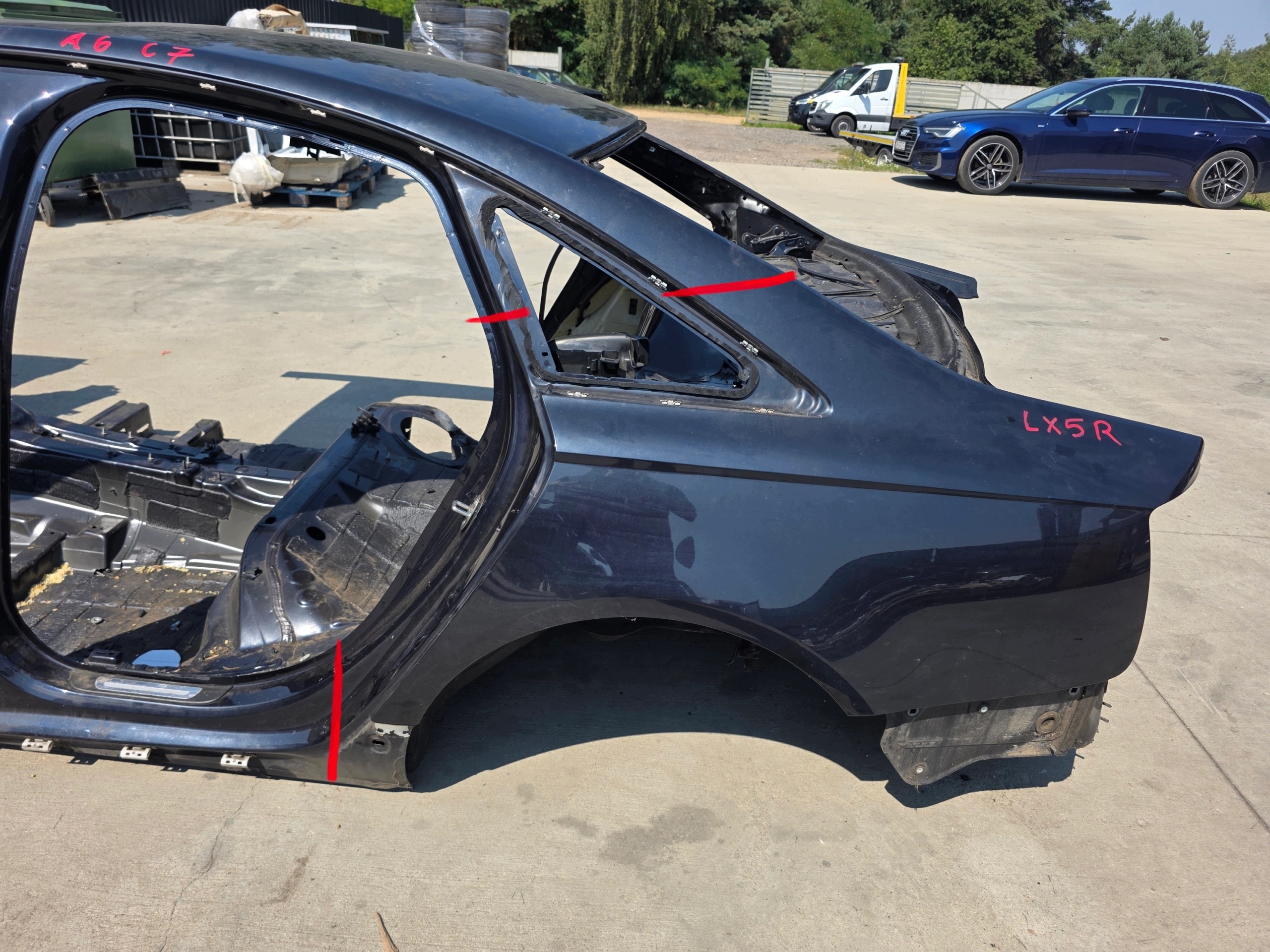 Longeron Aile Arrière Gauche Bouche buse AUDI A6 C7 Berline 2011-2017 Original !!!