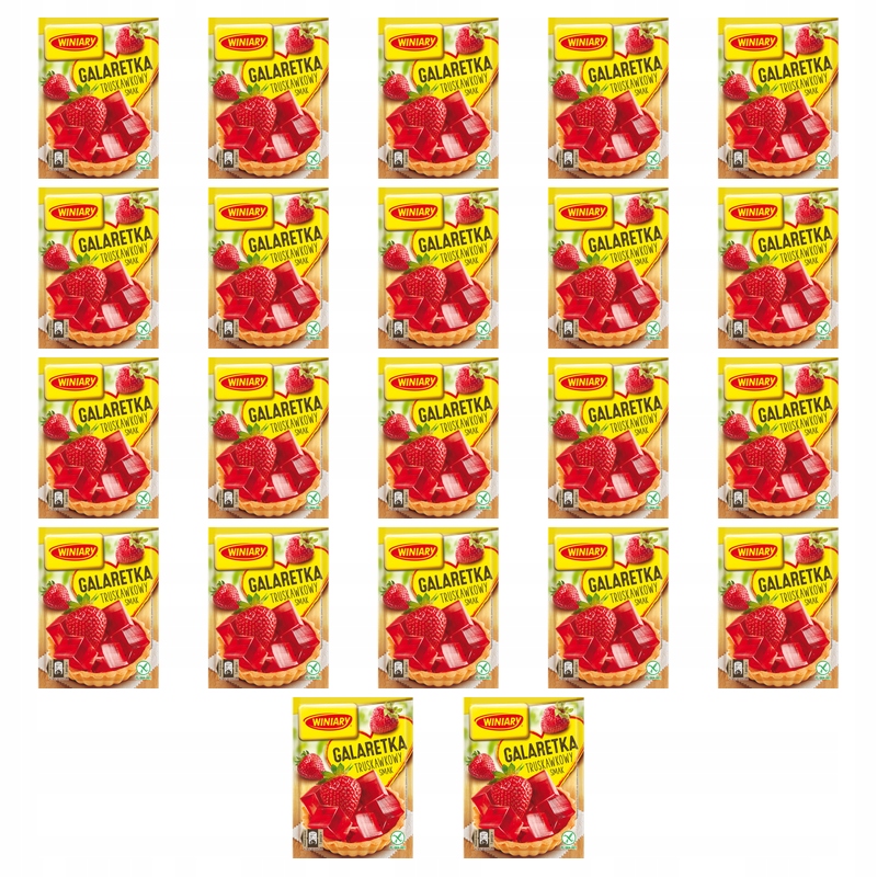 Winiary Želé v prášku jahodová 71 g X22