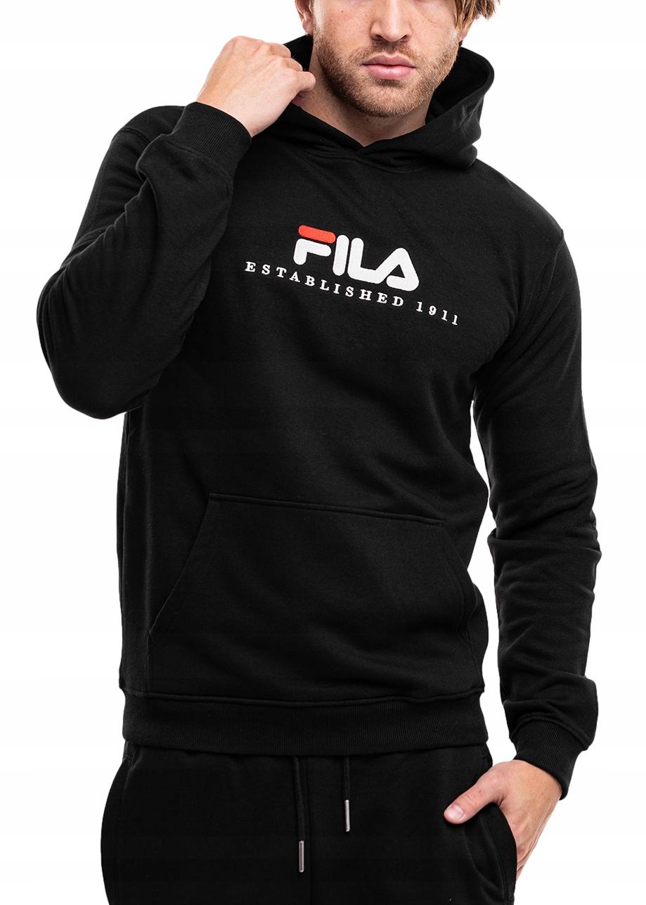 Fila pánská mikina s kapucí sportovní tepláková pohodlná bavlněná vel