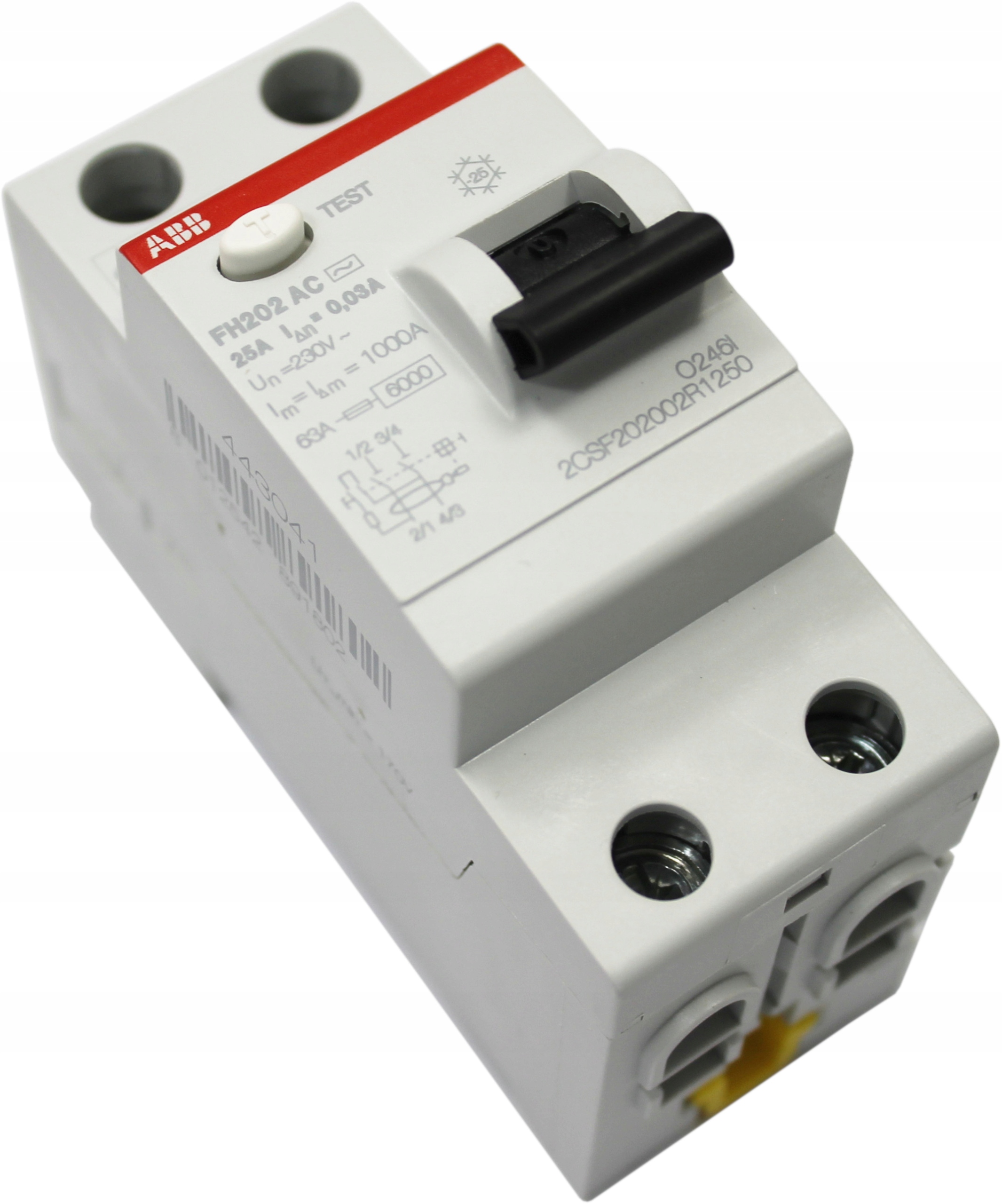 

Abb Wyłącznik różnicowoprądowy 25A 2P 30mA Ac