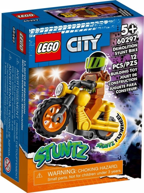 LEGO CITY 60297 Demolka na motocyklu kaskaderski