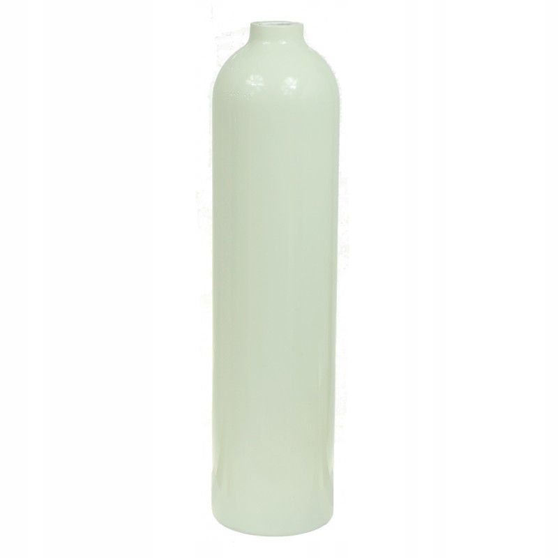 Butla nurkowa aluminiowa 7 L 207 bar Tecline biała płaszcz