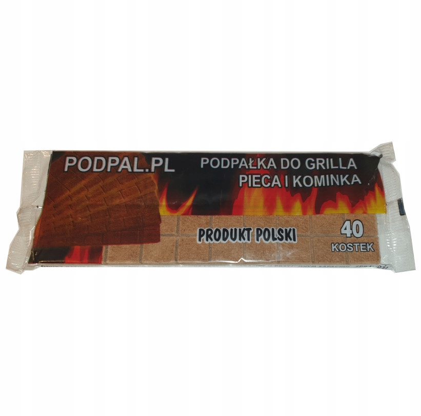 

Podpałka Do Grilla Rozpałka 40 Kostek Brązowa