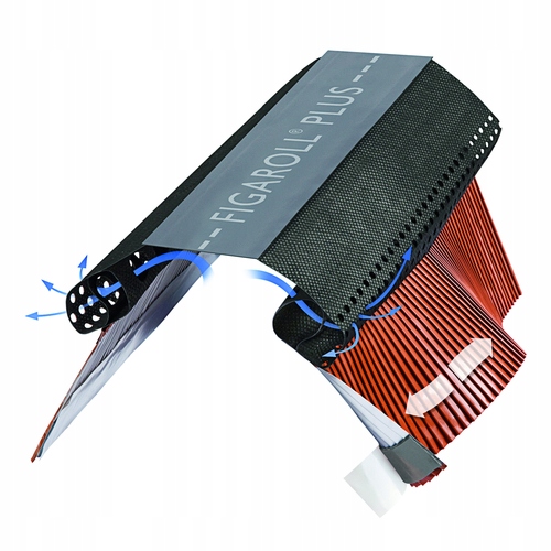 TAŚMA KALENICOWA FIGAROLL PLUS 280mm 10m Brązowa Kod producenta 01-F210