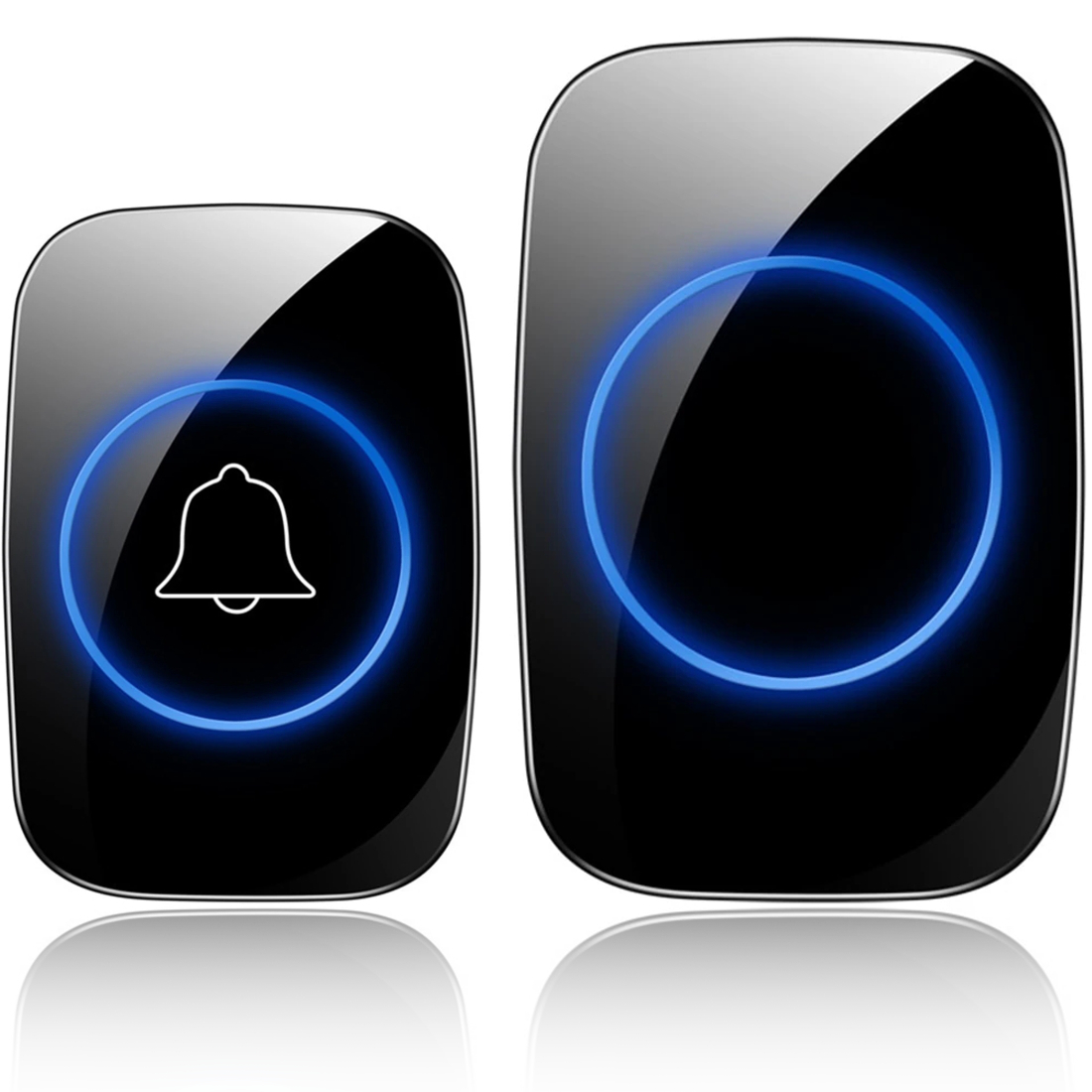 DZWONEK DO DRZWI DOMU DOMOFON BEZPRZEWODOWY WODOODPORNY IP44 300M BATERIE