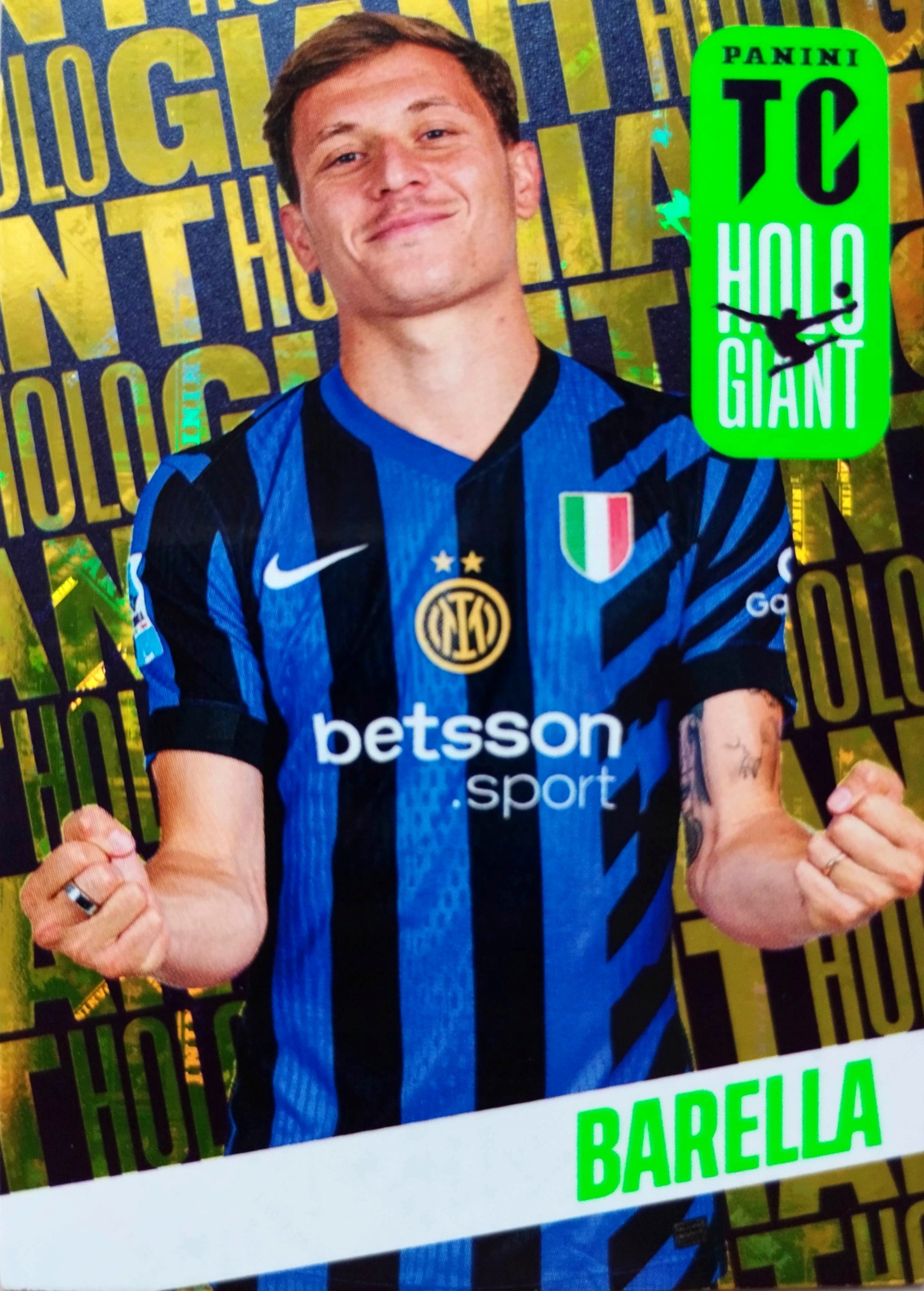 Panini Fifa Top Class 2025 Limited Holo Giant Nicolo Barella Inter
