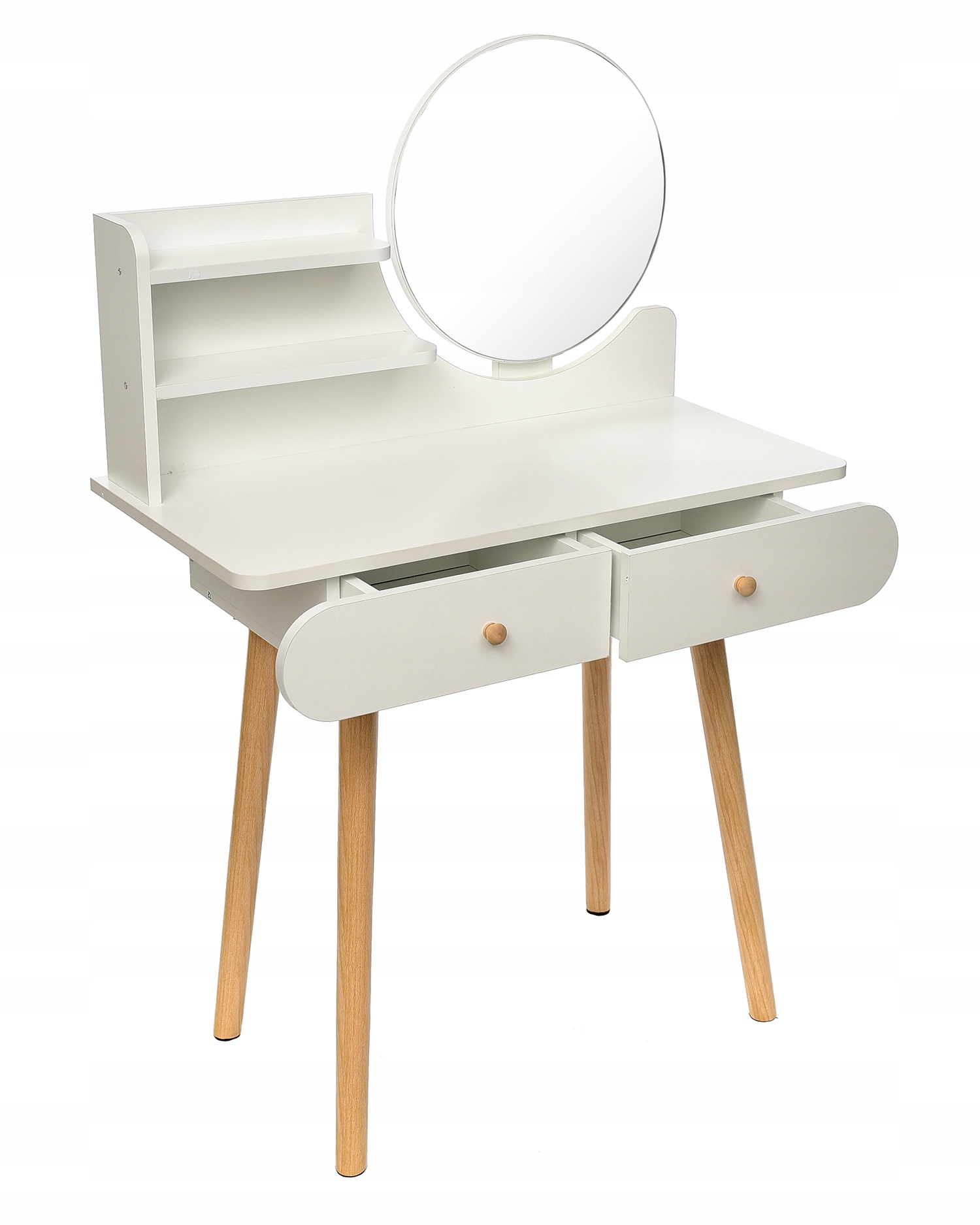 SCANDI Скандинавський косметичний столик з дзеркалом Глибина меблів 40 см