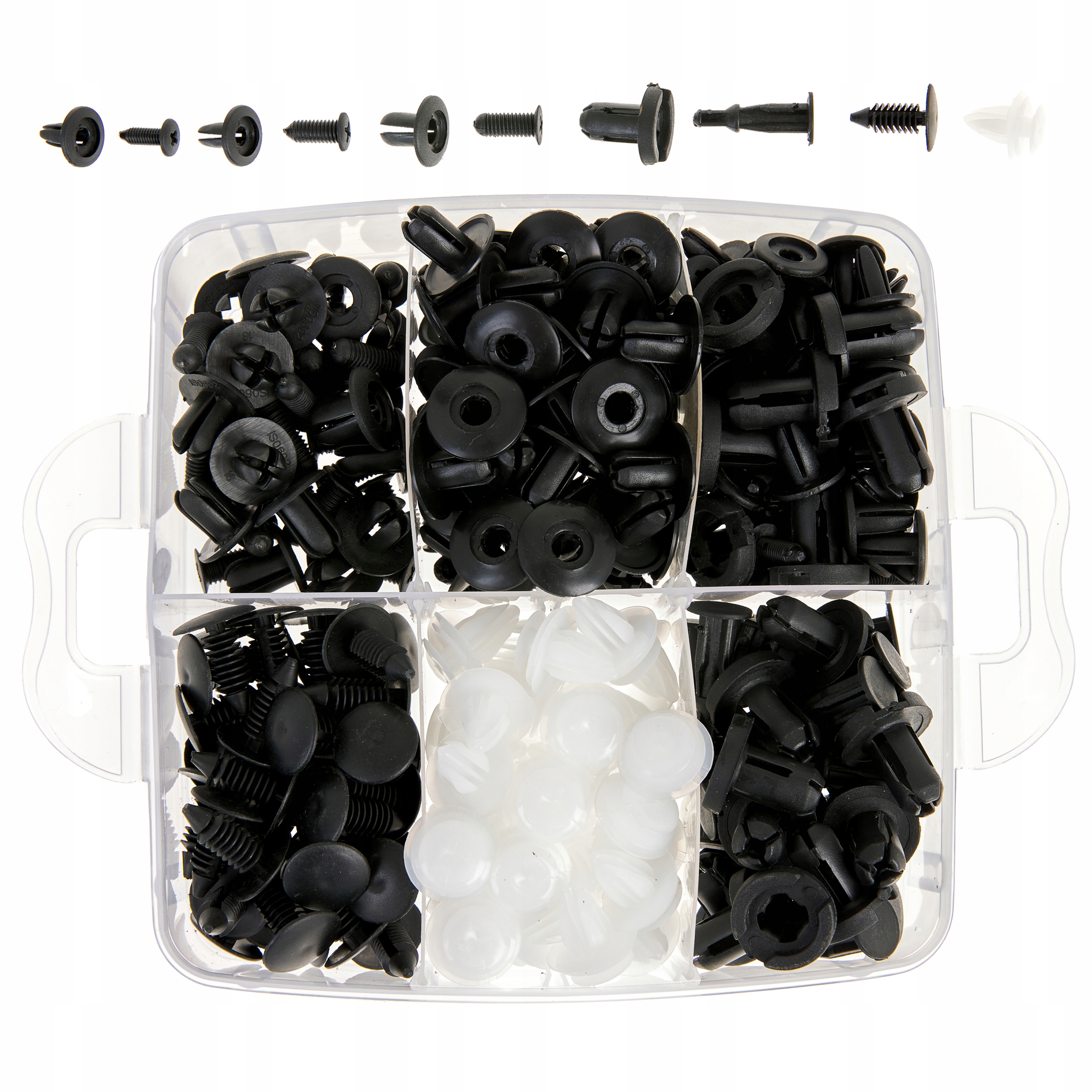 SPINKI SAMOCHODOWE KLIPSY TAPICERKI SPINKA ZESTAW