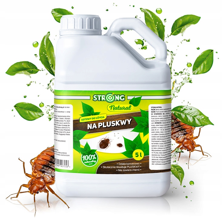 5L Naturalny Środek Na Pluskwy Gotowy Do Użycia Płyn Na Pluskwy Strong Eko